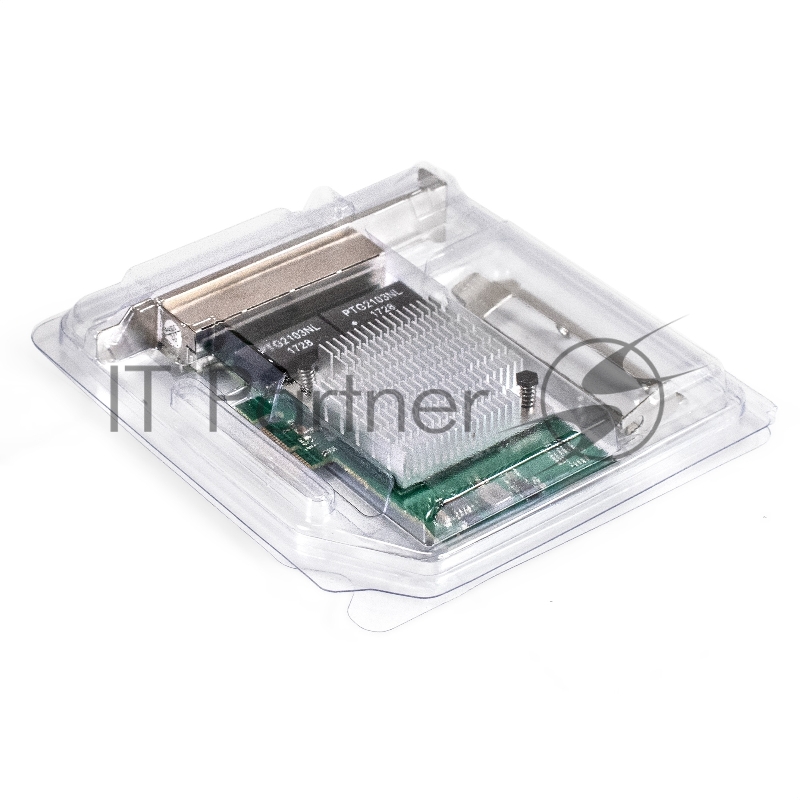 Сетевой адаптер ExeGate EXE-564 (PCI-E x1 v2.0, 4xRJ45, UTP 10/100/1000Mbps, Realtek Chipset RTL8111H+ASM1184e)