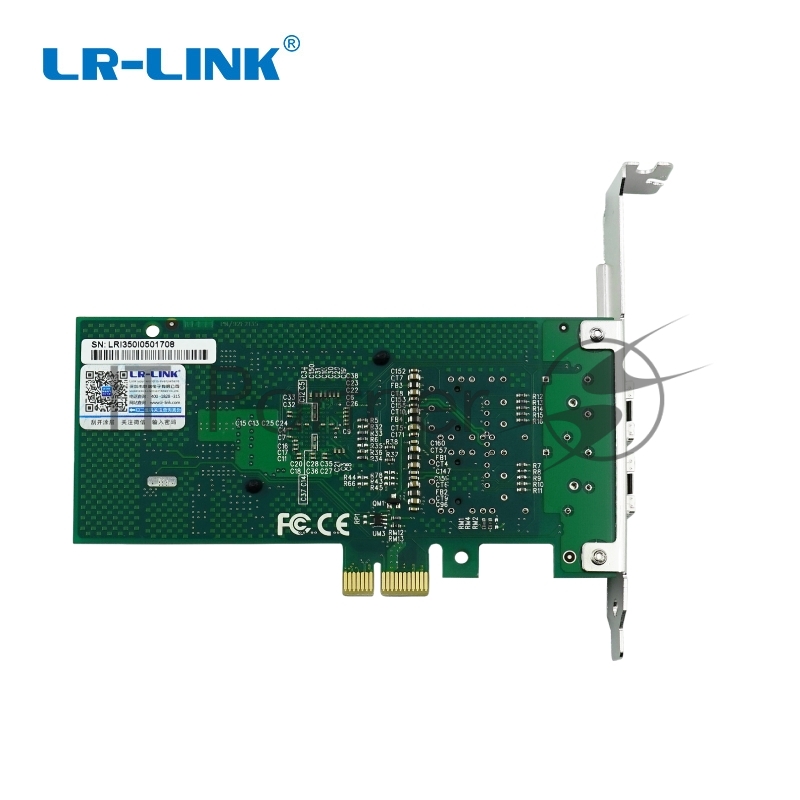 Сетевая карта LR-Link NIC PCIe x1, 2 x 1G SFP , Intel i350 chipset