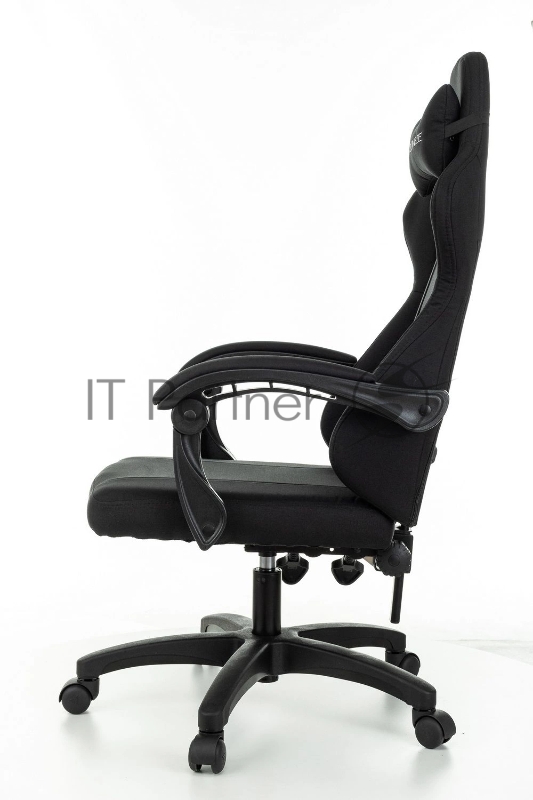 Кресло игровое Zombie Rudger черный с подголов. крестов. пластик