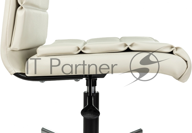 Кресло Бюрократ CH-320M бежевый эко.кожа крестов. металл