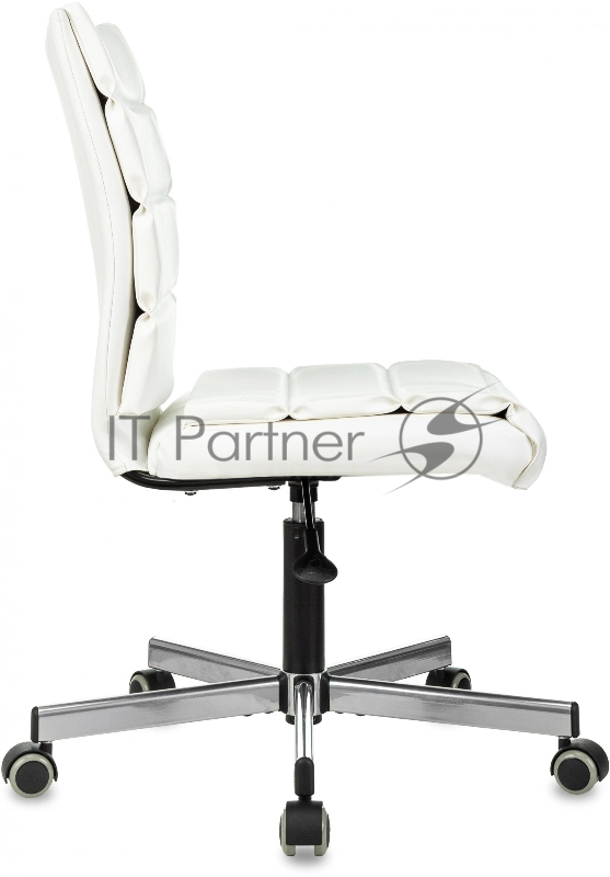 Кресло Бюрократ CH-320M белый эко.кожа крестов. металл черный пластик черный