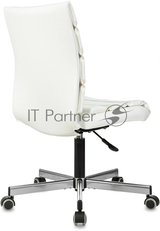 Кресло Бюрократ CH-320M белый эко.кожа крестов. металл черный пластик черный