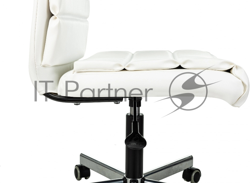 Кресло Бюрократ CH-320M белый эко.кожа крестов. металл черный пластик черный