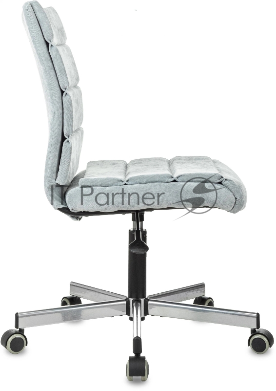 Кресло Бюрократ CH-320M серо-голубой Light-28 крестов. металл