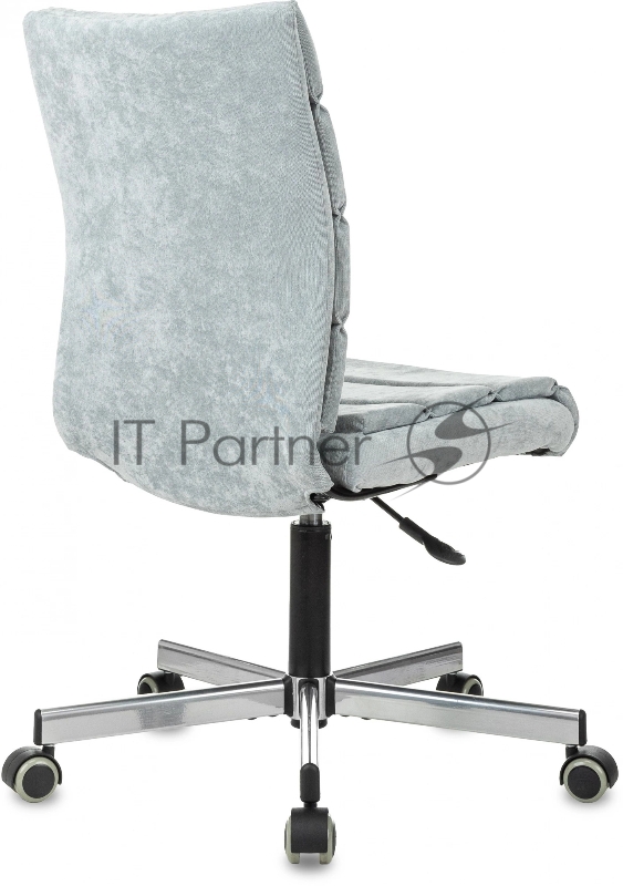 Кресло Бюрократ CH-320M серо-голубой Light-28 крестов. металл