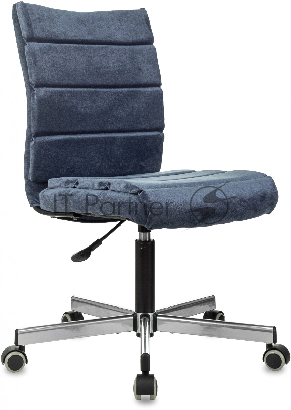 Кресло Бюрократ CH-320M синий Light-27 крестов. металл пластик черный