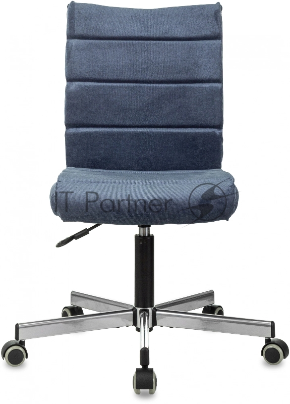 Кресло Бюрократ CH-320M синий Light-27 крестов. металл пластик черный