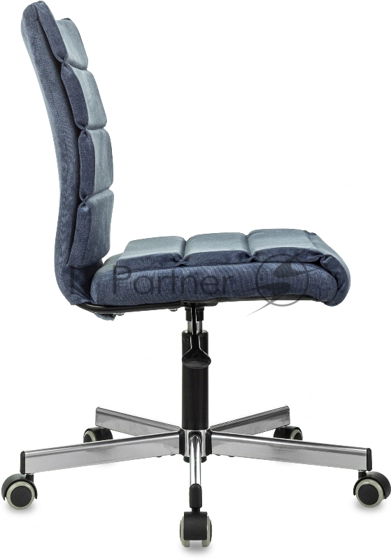 Кресло Бюрократ CH-320M синий Light-27 крестов. металл пластик черный