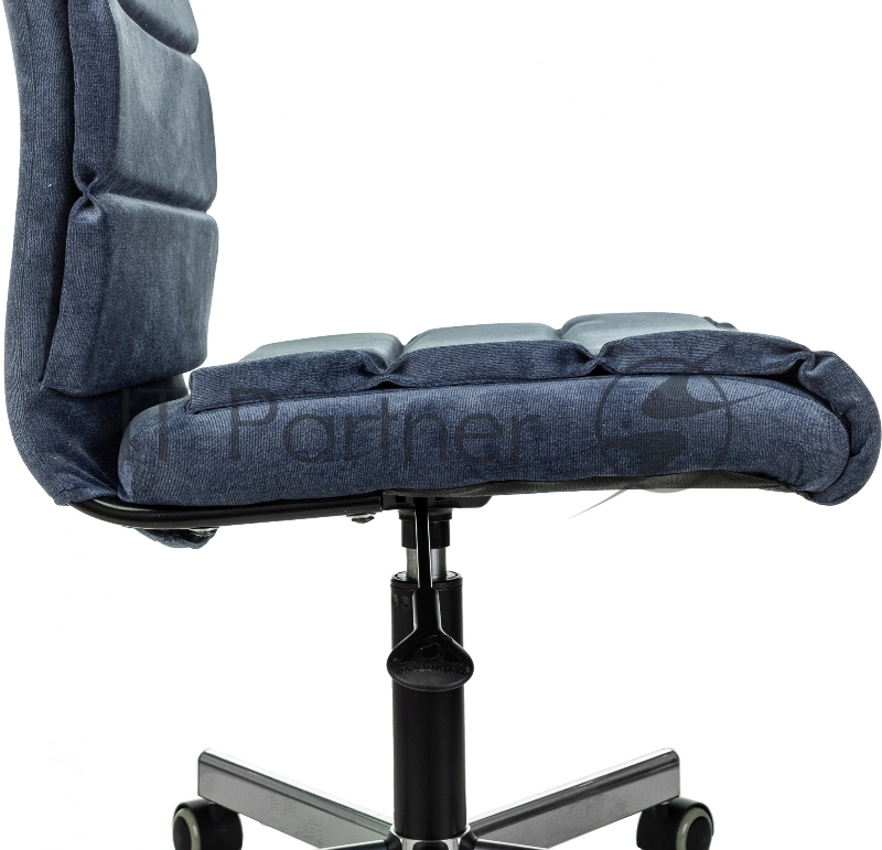 Кресло Бюрократ CH-320M синий Light-27 крестов. металл пластик черный