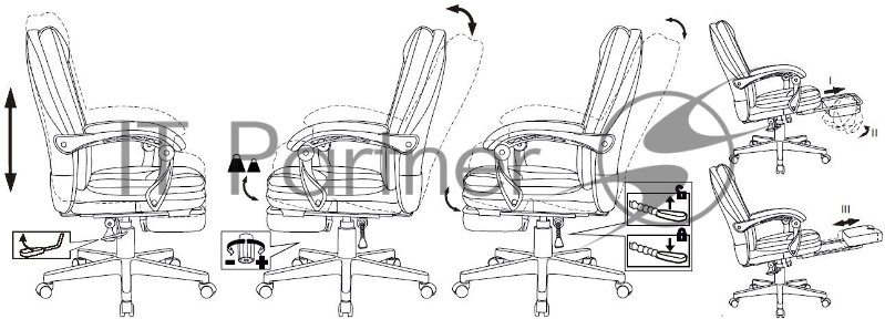 Кресло руководителя Бюрократ CH-868N-F слоновая кость эко.кожа крестов. пластик подст.для ног