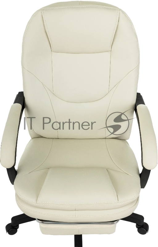 Кресло руководителя Бюрократ CH-868N-F слоновая кость эко.кожа крестов. пластик подст.для ног