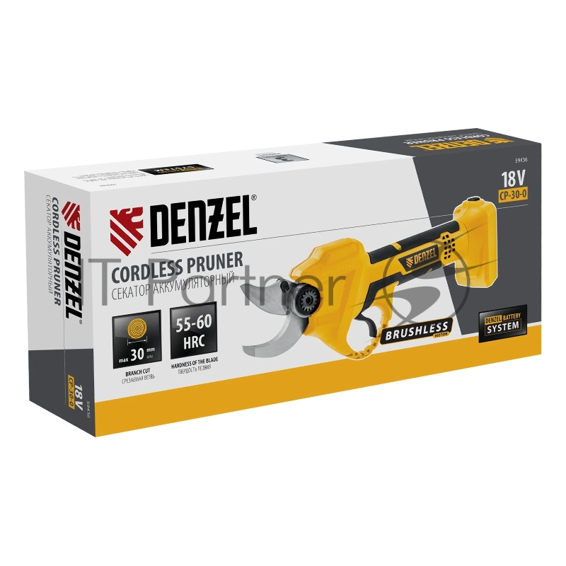 Секатор аккумуляторный CP-30-0, 18В Li-Ion// Denzel