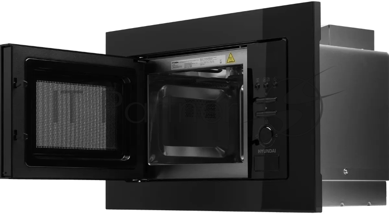 Микроволновая печь Hyundai HBW 2040 BG 20л. 800Вт черный (встраиваемая)