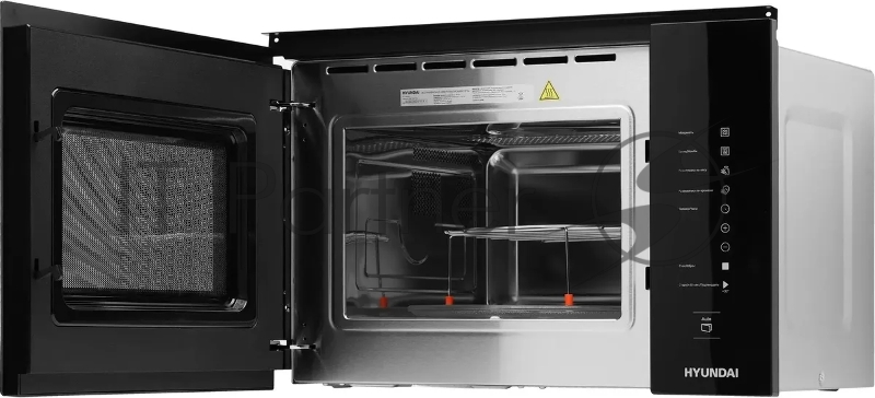 Микроволновая печь Hyundai HBW 2560 BG 25л. 1450Вт черный (встраиваемая)