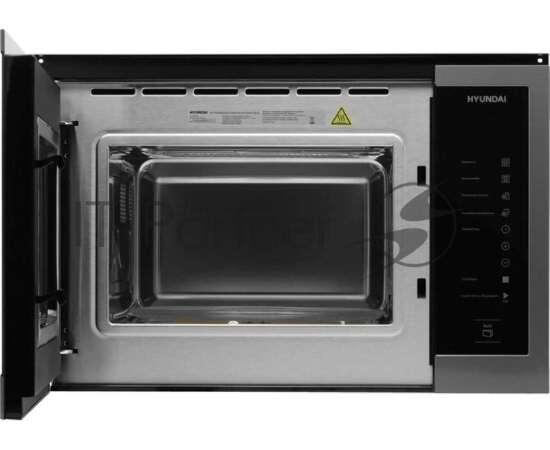 Микроволновая печь Hyundai HBW 2560 DX 25л. 1450Вт черная сталь (встраиваемая)