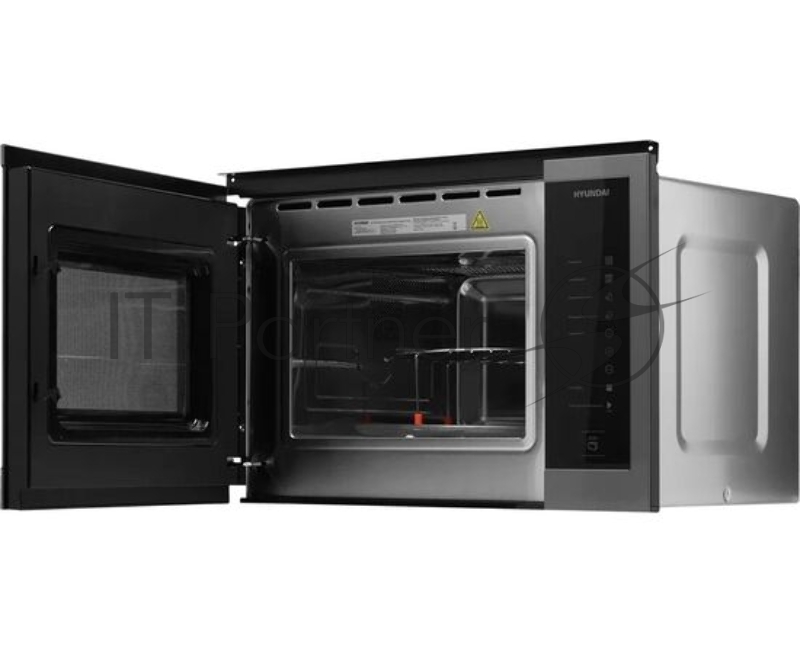 Микроволновая печь Hyundai HBW 2560 DX 25л. 1450Вт черная сталь (встраиваемая)
