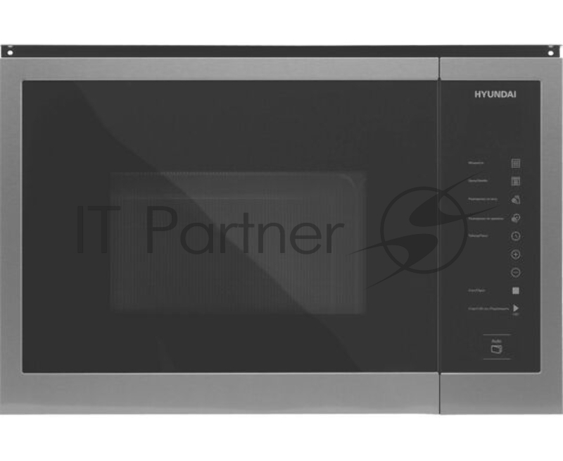 Микроволновая печь Hyundai HBW 2560 DX 25л. 1450Вт черная сталь (встраиваемая)