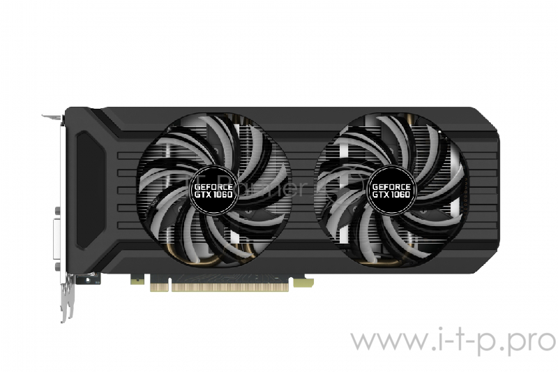 Видеокарта Palit GeForce GTX 1060 Dual 6ГБ (GeForce GTX 1060, DDR5, DVI, HDMI, 3xDP) (PCI-E)