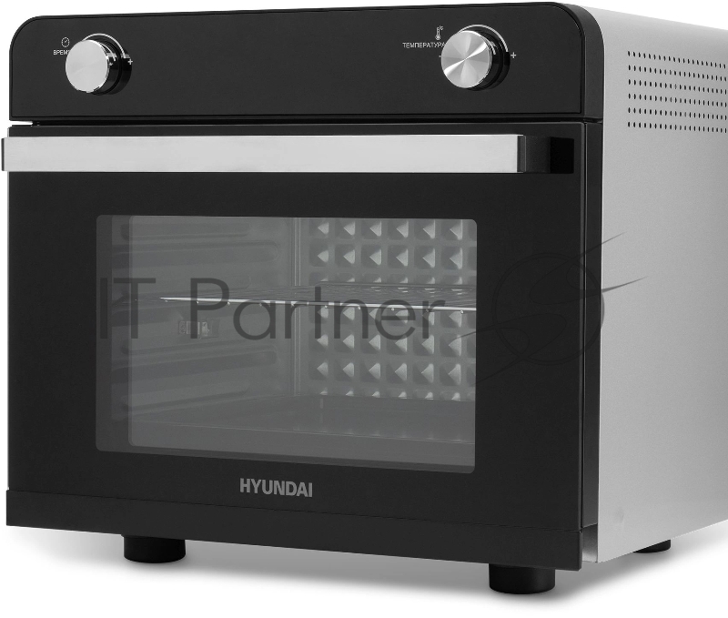 Мини-печь Hyundai MIO-HY087 36л. 1700Вт серебристый/черный