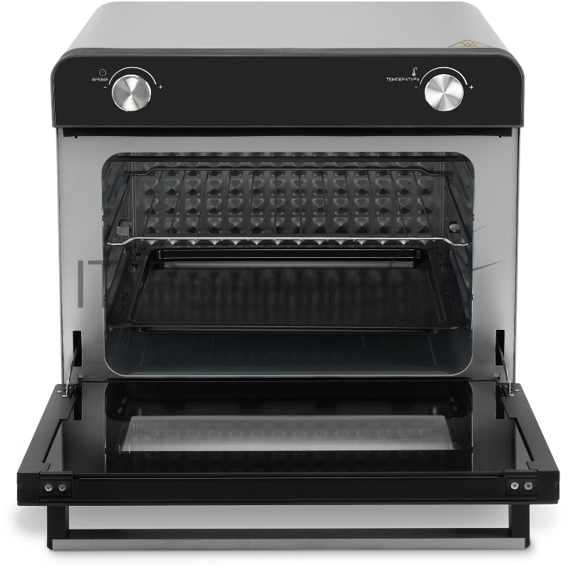 Мини-печь Hyundai MIO-HY087 36л. 1700Вт серебристый/черный