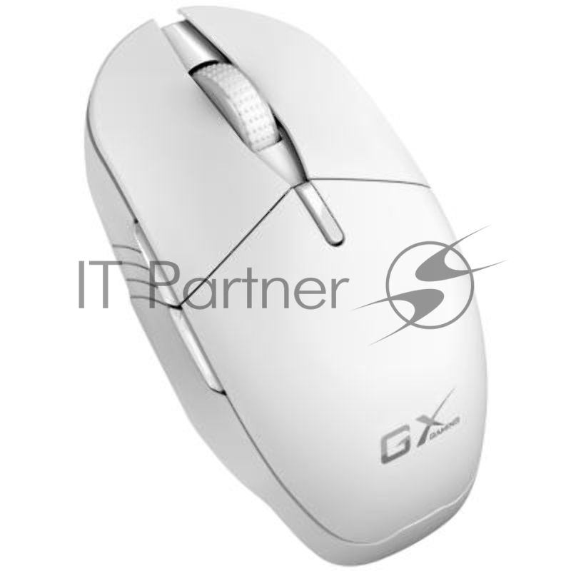 Мышь беспроводная Genius Scorpion M58250, RGB, AI COPILOT, 800/1600/2400/3200 DPI, color: white