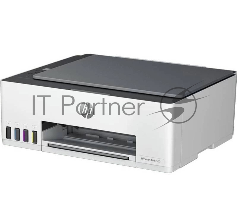 МФУ струйный HP Smart Tank 520 (1F3W2A), A4, цветной, печ. до 12 стр/мин. (ч/б) до 5 стр/мин. (цвет), 1200 x 1200 dpi, USB