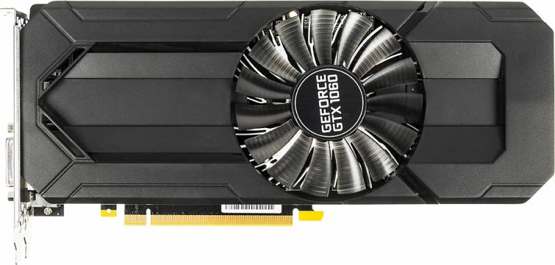 Видеокарта Palit GeForce GTX 1060 StormX 6ГБ (GeForce GTX 1060, DDR5, DVI, HDMI, 3xDP) (PCI-E)