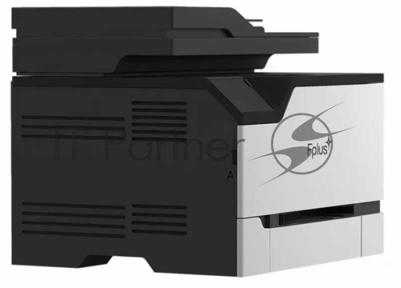 МФУ Fplus лаз. цвет, факс, A4, 24/24 стр./мин, дупл. 13 стр/мин, 600x600dpi, 2400x600dpi, перв.стр. 10,8с/11c, DADF однопр. 50л., CIS, 600x600ppi, скан. 45/20 одност., 90/40 дуплекс, 2.8 цв.сенс.жк., вх.251л., макс.вх.751л., вых.100л., Ethernet, рек/