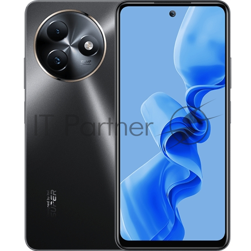 Смартфон S24 S667LN 256+8 Starry Black 6,6 IPS 1612x720, Helio G91 8 x 2,0 GHz, 8 GB RAM, 256GB ROM, 2 SIM, 108+8 MP, 4G (LTE), 5000 MAh