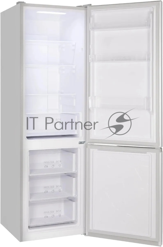 Холодильник NORDFROST RFC 350D NFS серебристый