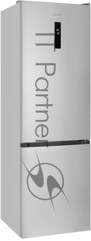 Холодильник NORDFROST RFC 350D NFS серебристый