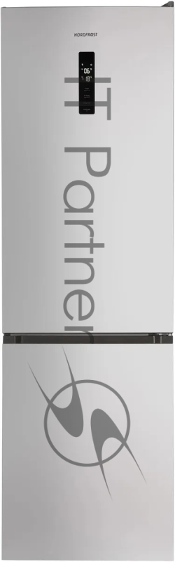 Холодильник NORDFROST RFC 350D NFS серебристый