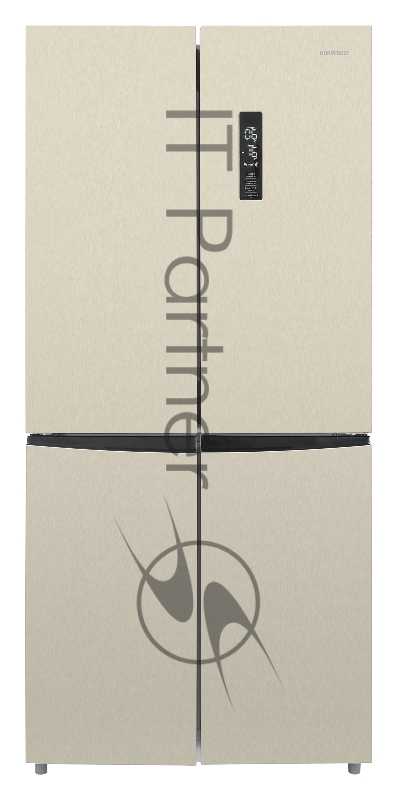 NORDFROST RFQ 510 NFH inverter Холодильник шампань