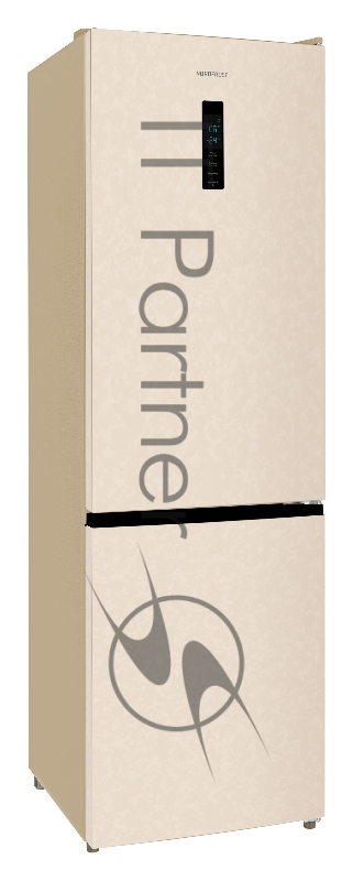 NORDFROST RFC 390D NFYm Холодильник бежевый мрамор