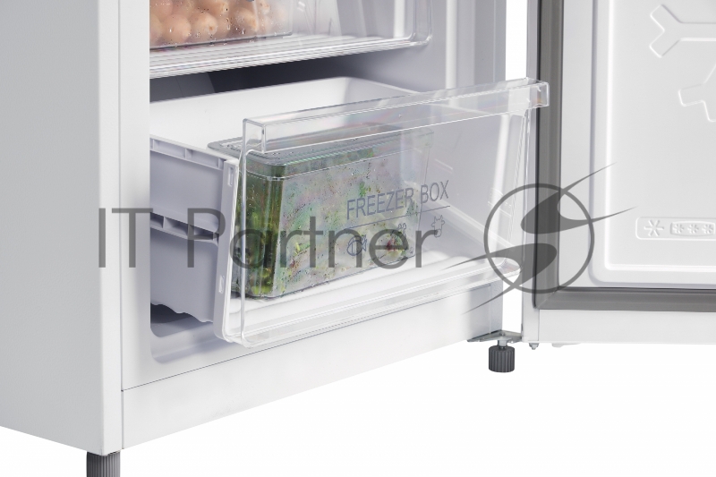 NORDFROST RFC 390D NFGW Холодильник белое матовое стекло