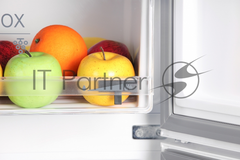 NORDFROST RFC 390D NFGW Холодильник белое матовое стекло