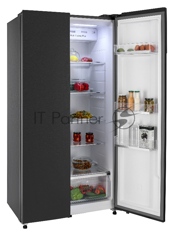 NORDFROST RFS 525DX NFXd inverter Холодильник темная нержавеющая сталь