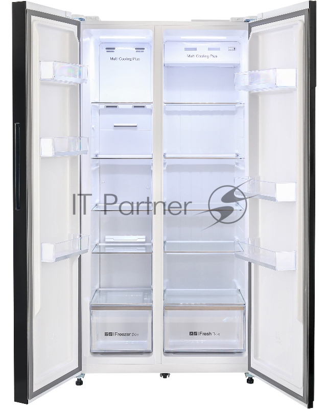 NORDFROST RFS 525DX NFGW inverter Холодильник белое стекло