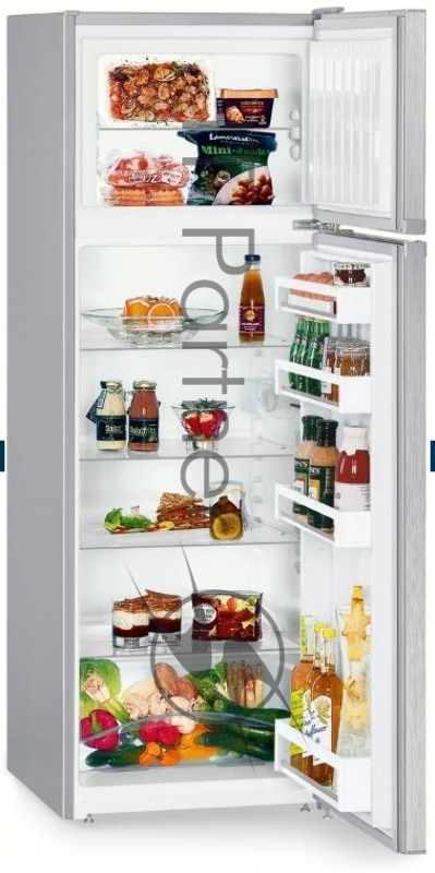 Холодильник LIEBHERR/ 157.1x55x63, 218/52 л, ручная разморозка, верхняя морозильная камера, серебристый