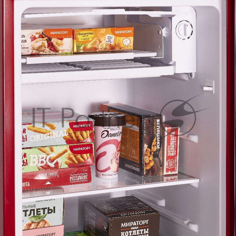 Холодильник Maunfeld MFF83RR 2-хкамерн. красный