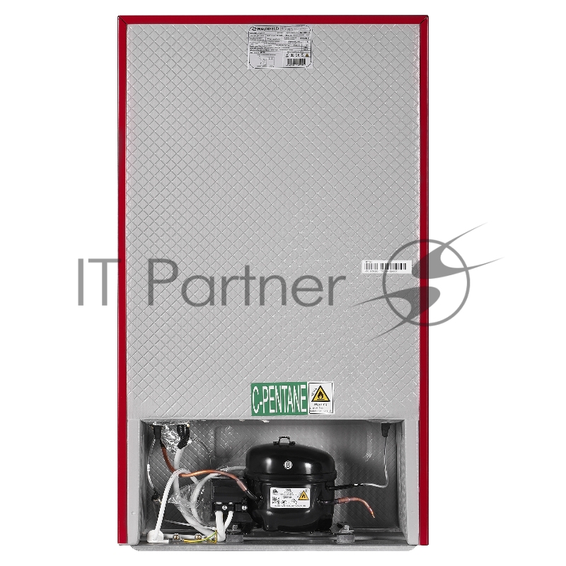 Холодильник Maunfeld MFF83RR 2-хкамерн. красный