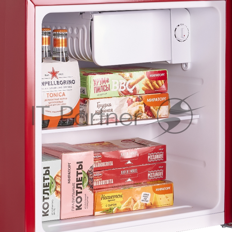 Холодильник Maunfeld MFF50RR 1-нокамерн. красный