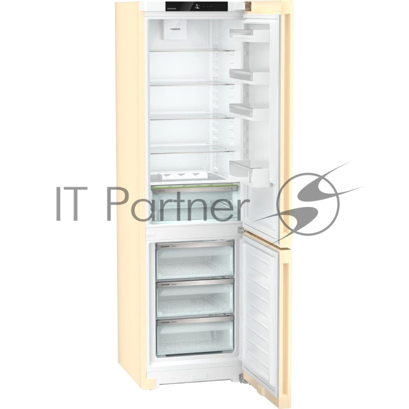 Холодильники LIEBHERR/ Pure, EasyFresh, МК NoFrost, 3 контейнера МК, в. 201,5 см, ш. 60 см, класс ЭЭ A, внутренние ручки, бежевый цвет