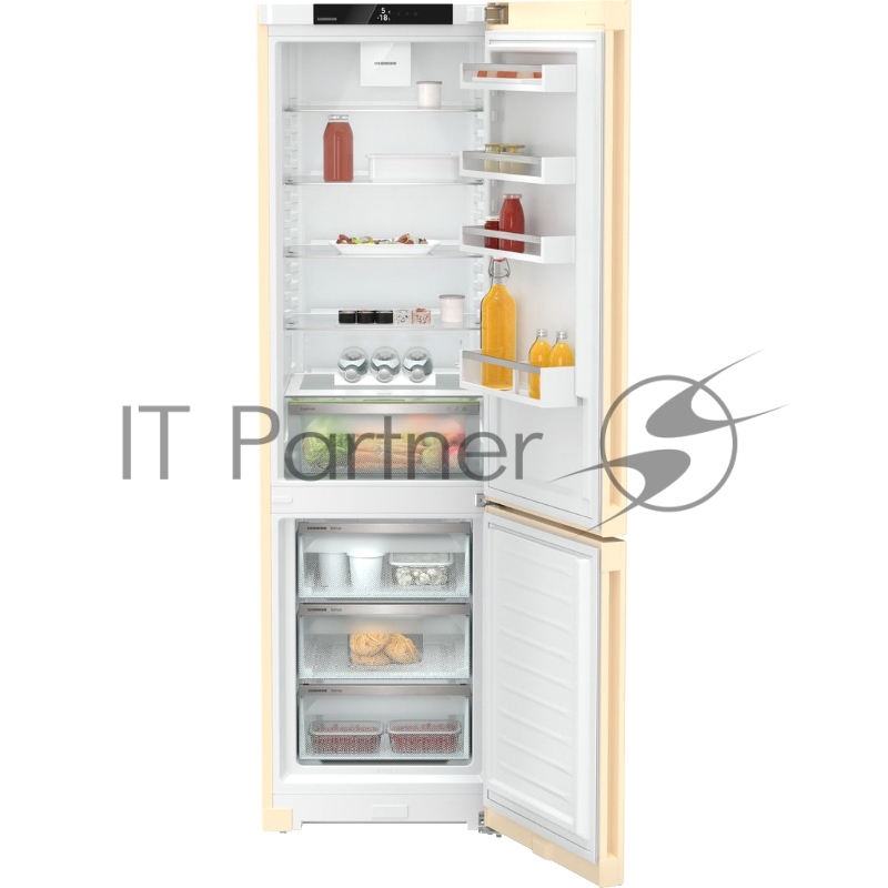 Холодильники LIEBHERR/ Pure, EasyFresh, МК NoFrost, 3 контейнера МК, в. 201,5 см, ш. 60 см, класс ЭЭ A, внутренние ручки, бежевый цвет