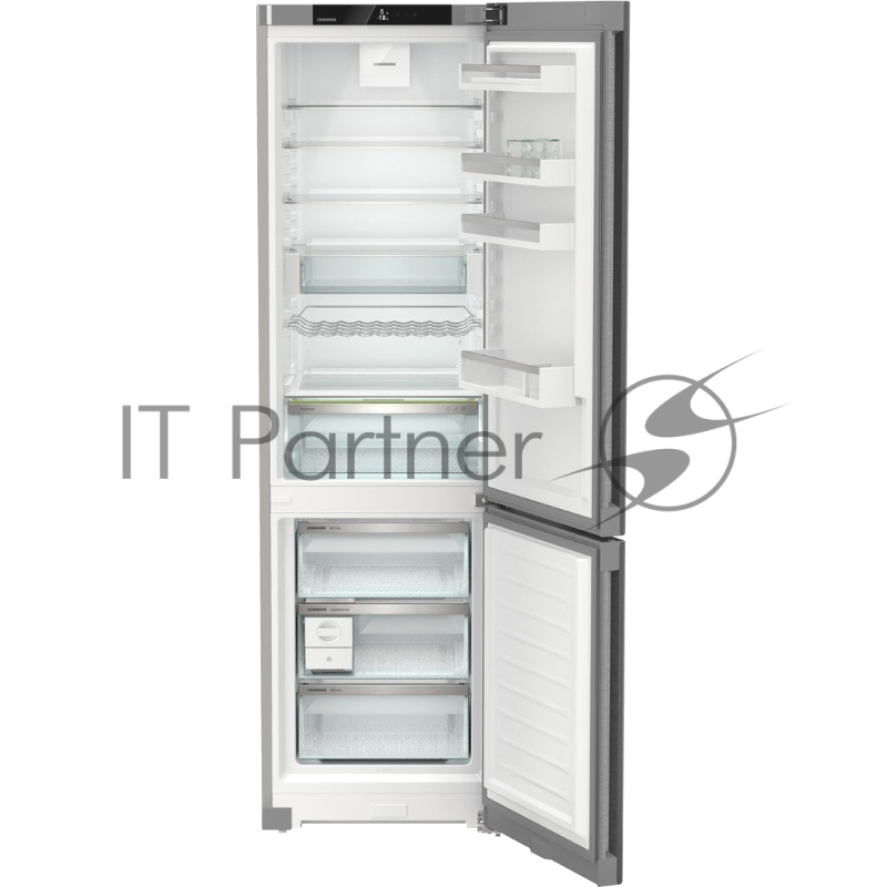 Холодильники LIEBHERR/ Plus, EasyFresh, МК NoFrost, 3 контейнера МК, в. 201,5 см, ш. 60 см, класс ЭЭ A++, внутренние ручки, двери из нерж. стали