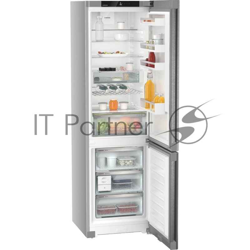 Холодильники LIEBHERR/ Plus, EasyFresh, МК NoFrost, 3 контейнера МК, в. 201,5 см, ш. 60 см, класс ЭЭ A++, внутренние ручки, двери из нерж. стали