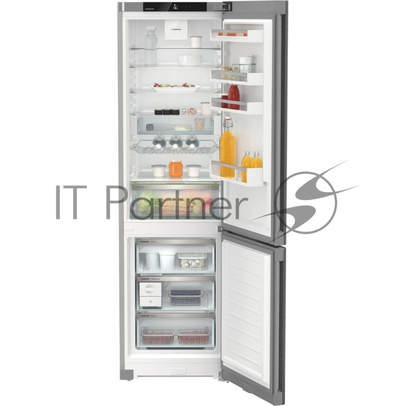 Холодильники LIEBHERR/ Plus, EasyFresh, МК NoFrost, 3 контейнера МК, в. 201,5 см, ш. 60 см, класс ЭЭ A++, внутренние ручки, двери из нерж. стали