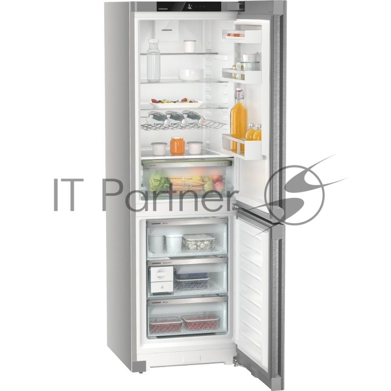 Холодильники LIEBHERR/ Plus, EasyFresh, МК NoFrost, 3 контейнера МК, в. 185,5 см, ш. 60 см, класс ЭЭ A++, внутренние ручки, двери из нерж. стали