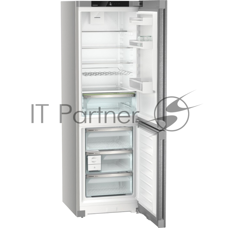 Холодильники LIEBHERR/ Plus, EasyFresh, МК NoFrost, 3 контейнера МК, в. 185,5 см, ш. 60 см, класс ЭЭ A++, внутренние ручки, двери из нерж. стали