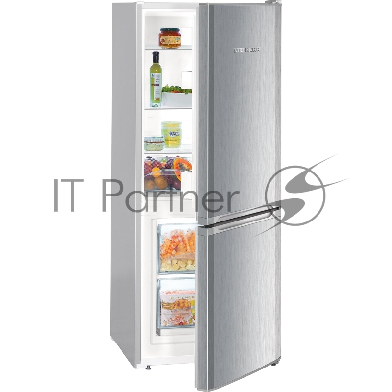 Холодильники Liebherr/ 137.2x55x63, объем камер 156/53 л, нижняя морозильная камера, серебристый